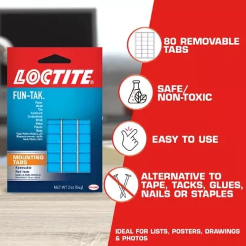 imageLoctite 1087306 FunTak Mounting Putty 2 oz BlueSingle