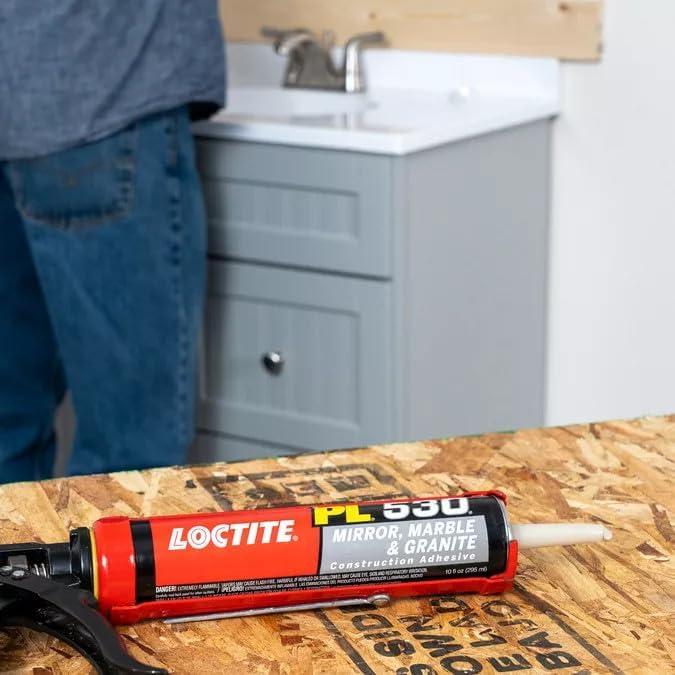 imageLoctite PL 530 Mirror Marble and Granite Construction Adhesive 10 OuncePack of 6