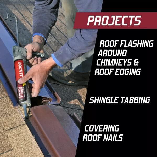 imageLoctite PL Roof Flashing Polyurethane Sealant Black 10 Ounce 12 Pack