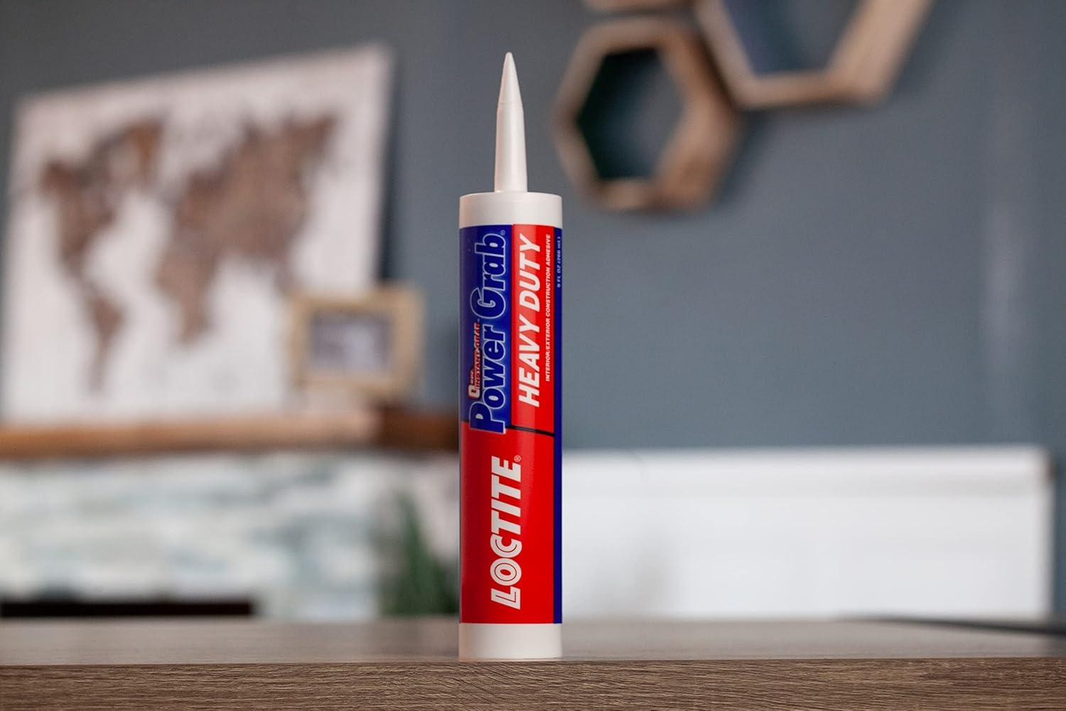 imageLoctite Power Grab Express Heavy Duty Construction Adhesive Versatile Constuction Glue for Wood Wall Tile Foam Board ampamp More  9 fl oz Cartridge Pack of 14 Pack