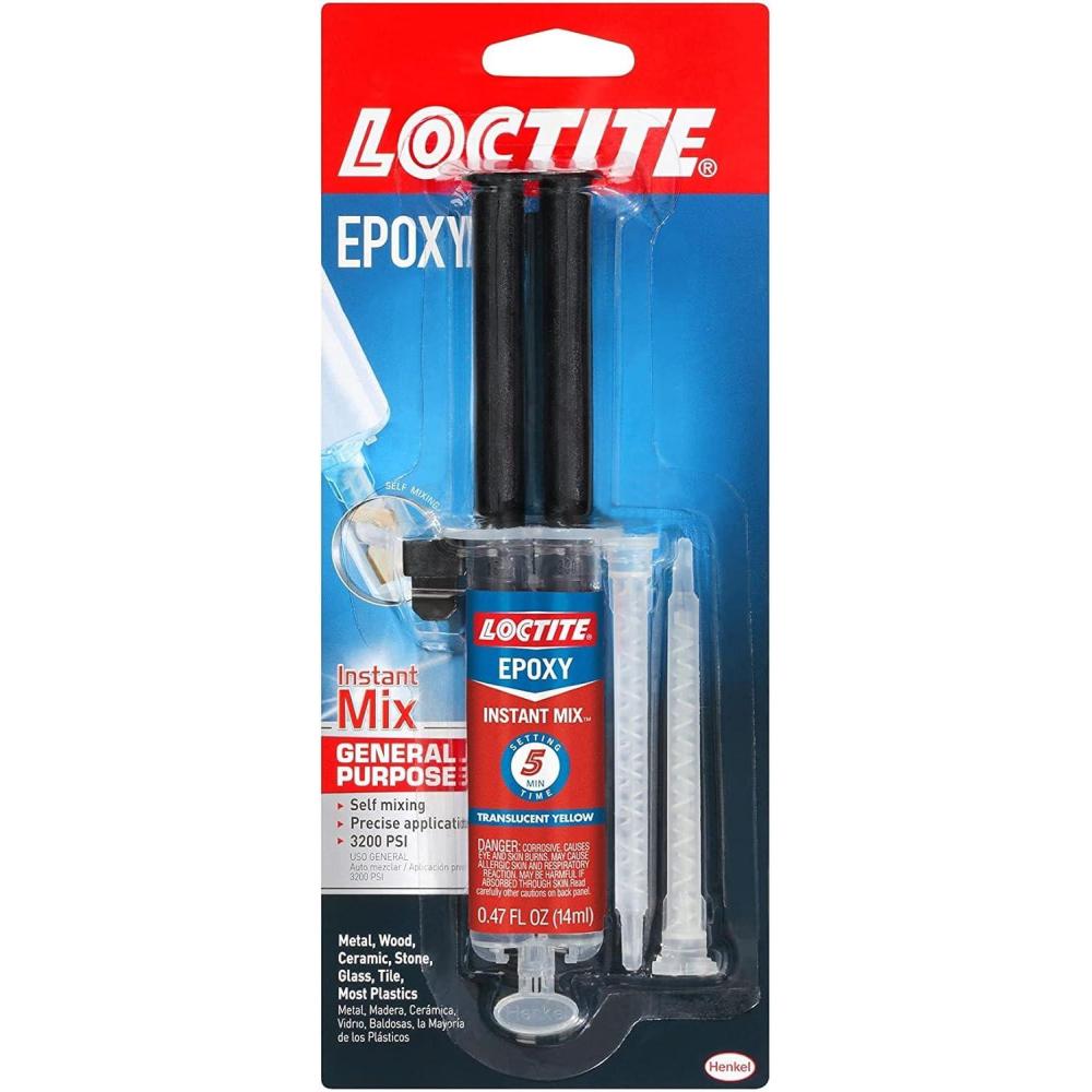 imageLoctite Epoxy Instant Mix 5 Minute 047 fl oz Syringe Pack of 66pack