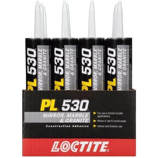 imageLoctite PL 530 Mirror Marble and Granite Construction Adhesive 10 OuncePack of 12
