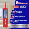 imageLoctite Power Grab Ultimate Construction Adhesive Versatile High Strength Wide Temperature Range Construction Glue  9 fl oz Cartridge Pack of 19 fl oz Cartridge  Pack of 1