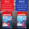 imageLoctite Threadlocker Blue 242  Removable Thread Lock Glue for Nuts Bolts ampamp Fasteners Medium Strength Screw Glue to Prevent Loosening ampamp Corrosion  6 ml 1 Pack12 Pack