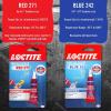 imageLoctite Threadlocker Blue 242  Removable Thread Lock Glue for Nuts Bolts ampamp Fasteners Medium Strength Screw Glue to Prevent Loosening ampamp Corrosion  6 ml 1 Pack12 Pack