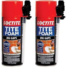 imageLoctite 2378565 Tite Foam Big Gaps Insulating Foam Sealant 12 oz White1 Count Pack of 2