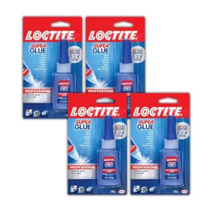imageLoctite Super Glue Professional Liquid 20 Gram Bottle 1 Pack  Clear Superglue for Plastic Wood Metal Crafts ampamp Repair Instant Glue Adhesive Quick Dry4 Pack