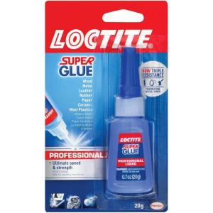 imageLoctite Super Glue Professional Liquid 20 Gram Bottle 1 Pack  Clear Superglue for Plastic Wood Metal Crafts ampamp Repair Instant Glue Adhesive Quick Dry1 Pack