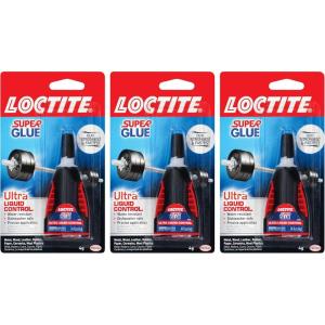 imageLoctite Super Glue Ultra Liquid Control 014 fl oz 6 Bottle3 Pack