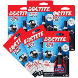 imageLoctite Super Glue Ultra Liquid Control 014 fl oz 6 Bottle6 Pack