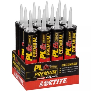 image:imageLoctite PL Premium Fast Grab Polyurethane Construction Adhesive 10 fl oz Cartridge 12 PackPack of 12