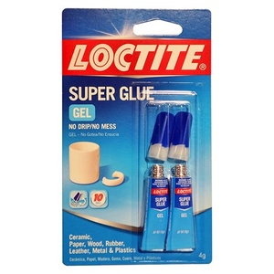 image:imageLoctite Super Glue Gel Clear 014 fl oz Tube 6 Pack  Superglue for Plastic Wood Metal Crafts amp Repair Cyanoacrylate Adhesive Instant Glue Quick Dry4 gm