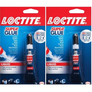 image:imageLoctite Super Glue Liquid Clear 007 fl oz Tube 1 Pack  Superglue for Plastic Wood Metal Crafts amp Repair Cyanoacrylate Adhesive Instant Glue Quick Dry2 Pack
