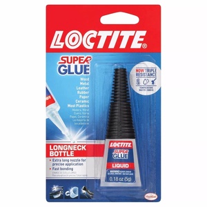 image:imageLoctite Super Glue Liquid Longneck Bottle Clear 018 fl oz Bottle 1 Pack  Superglue for Plastic Wood Metal Crafts amp Repair Cyanoacrylate Adhesive Instant Glue Quick Dry1