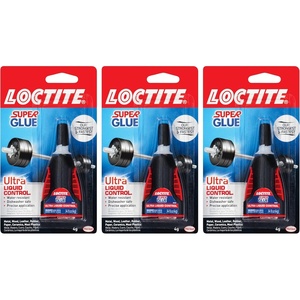 image:imageLoctite Super Glue Ultra Liquid Control 014 fl oz 1 Bottle3 Pack