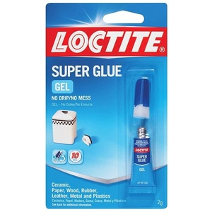 image:imageLoctite Super Glue Gel Clear 007 fl oz Tube 1 Pack  Superglue for Plastic Wood Metal Crafts amp Repair Cyanoacrylate Adhesive Instant Glue Quick Dry2 gm