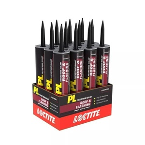 image:imageLoctite PL Roof Flashing Polyurethane Sealant Black 10 fl oz Cartridge 12 PackOriginal