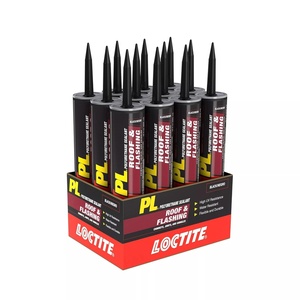 image:imageLoctite PL Roof Flashing Polyurethane Sealant Black 10 fl oz Cartridge 12 PackStandard